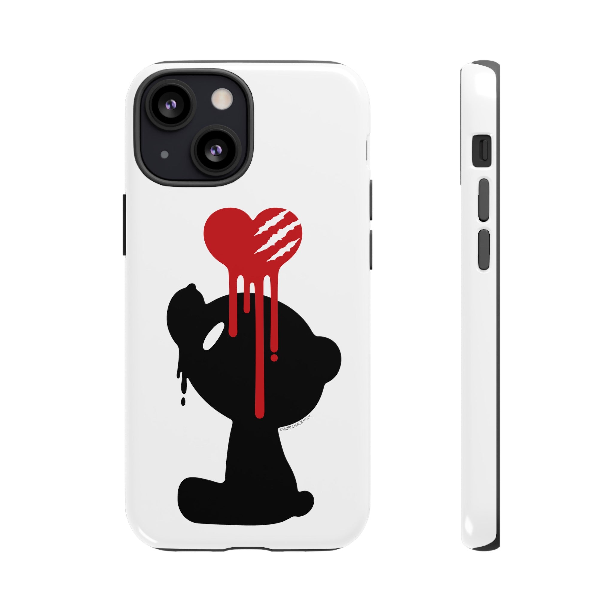 Gloomy Bear Heart - Dual Layer Phone Case